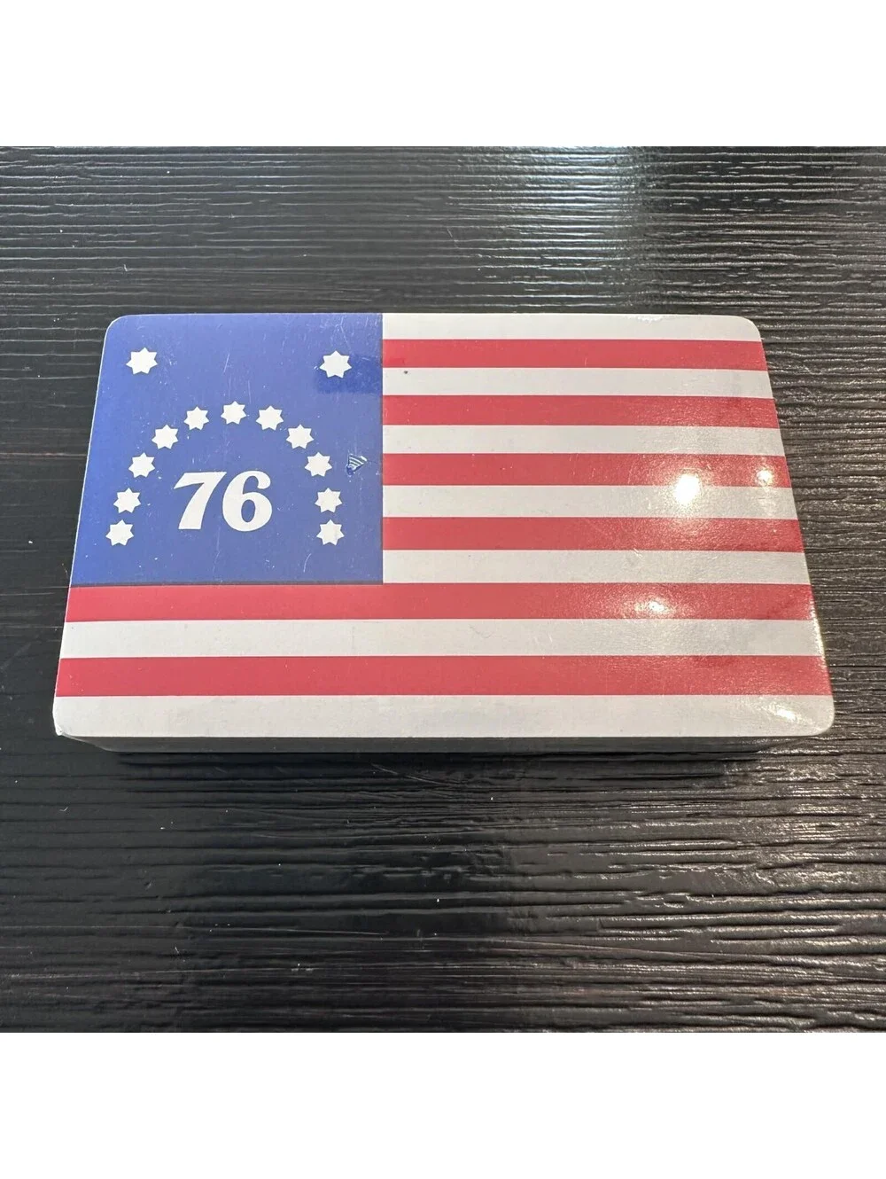 Vintage American Flags Playing Cards Bennington Flag 1777 Edu History Sealed